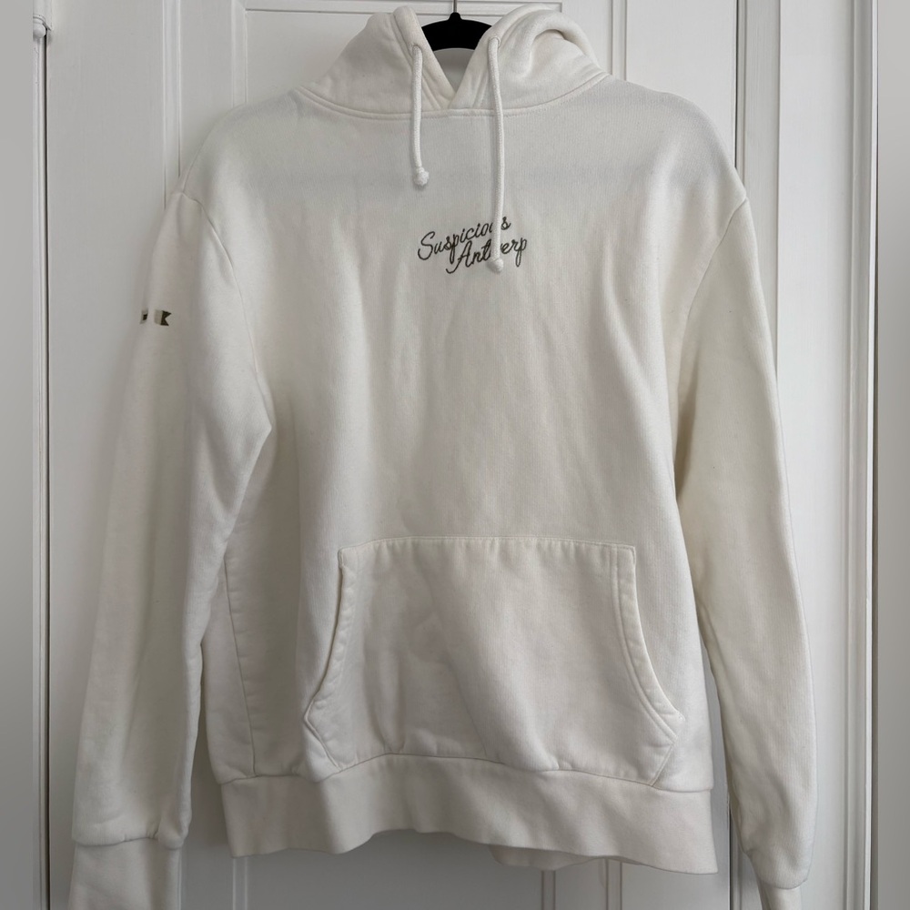 NWOT Suspicious Antwerp White Hoodie